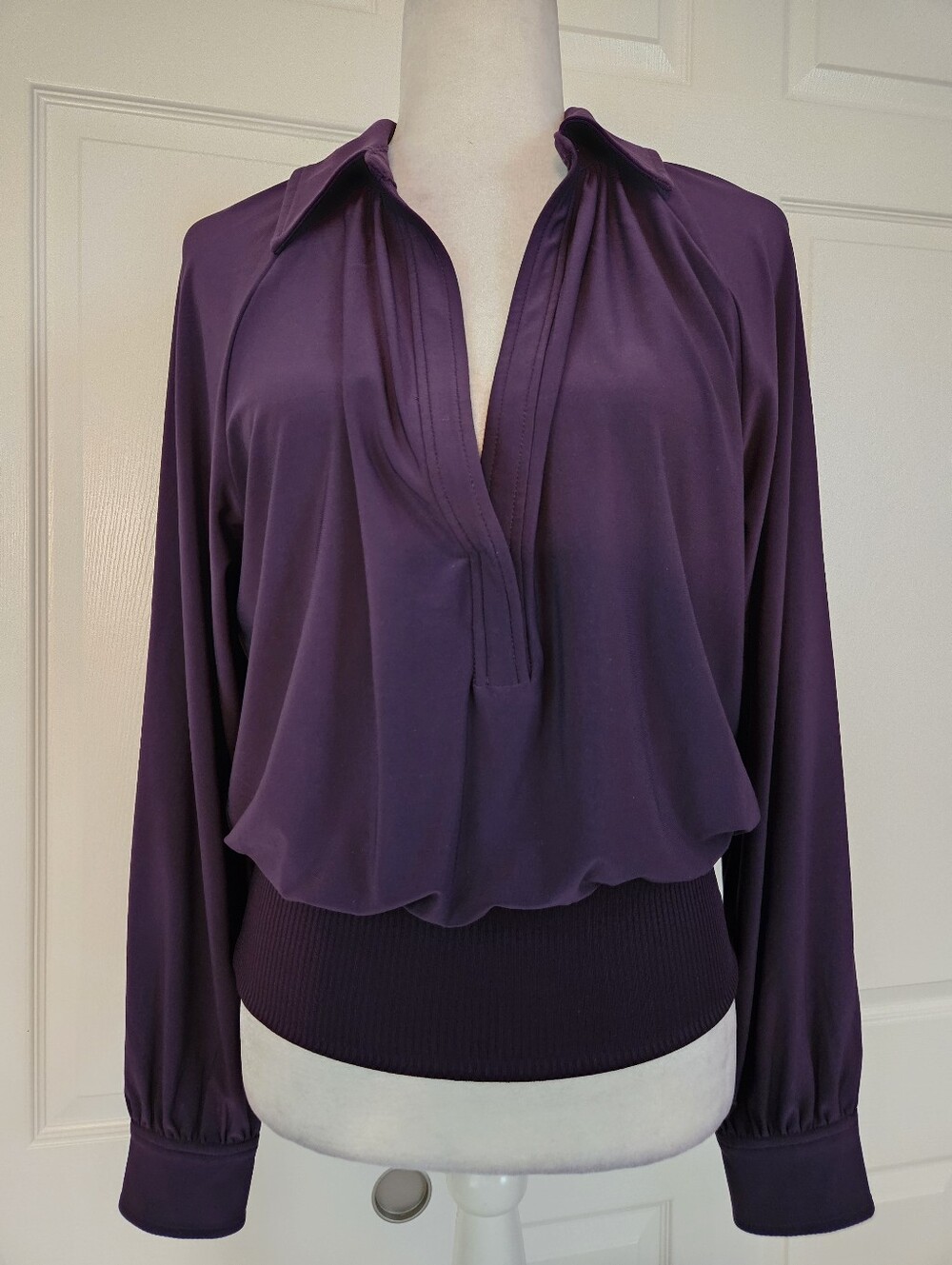 White House Black Market Blouson Blouse